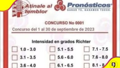 sorteo para predecir cuando va a temblar