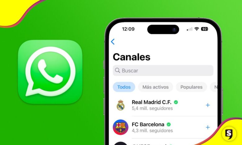 Canales de WhatsApp