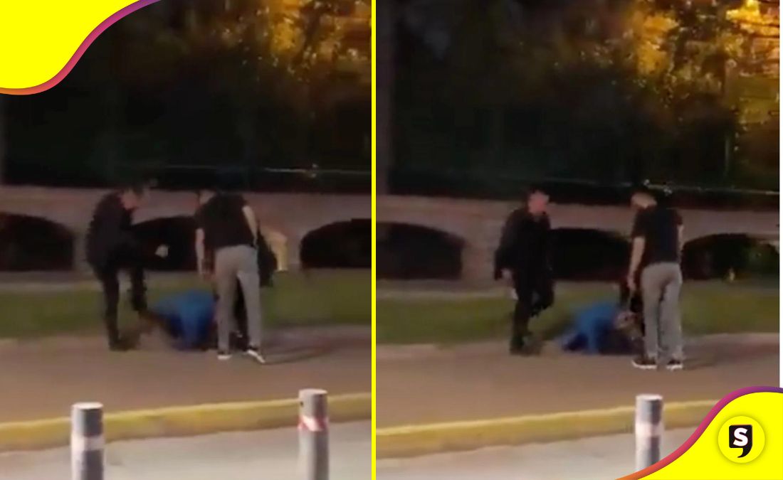 Cadeneros golpean a joven en Cholula