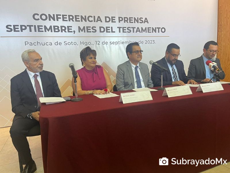 Septiembre Mes del Testamento en Hidalgo