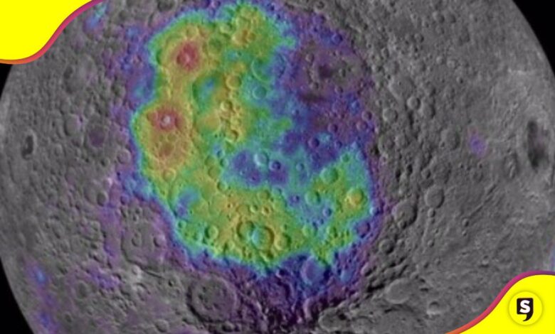 el polo sur de la luna