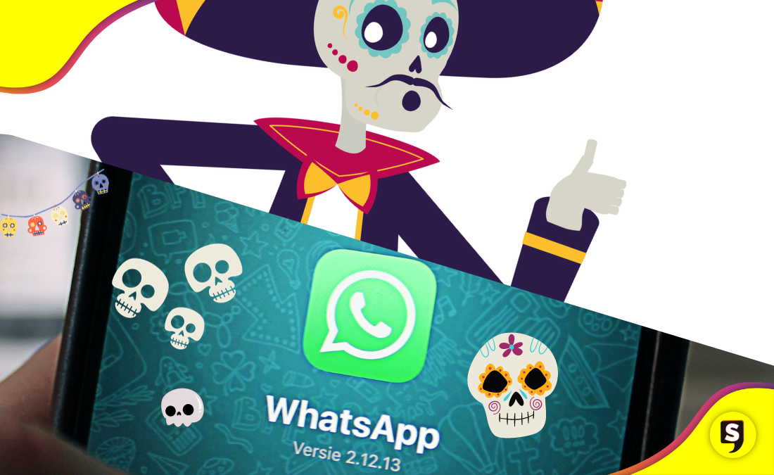 Stickers para tu Whats, una forma divertida de conmemorar el Día de Muertos