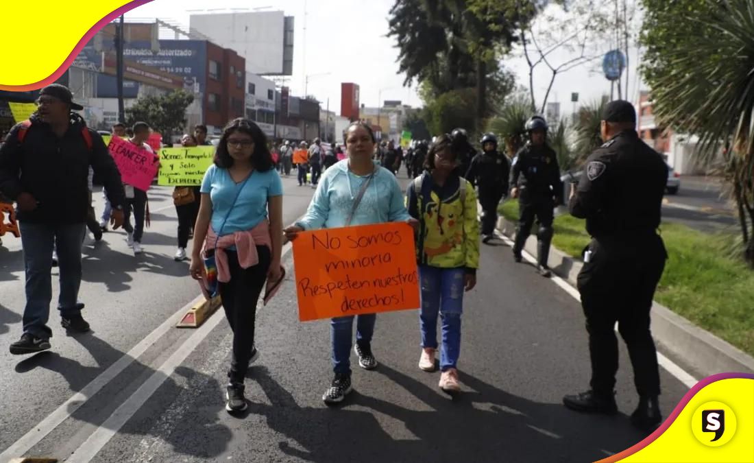 Transportistas avenidas de la CDMX
