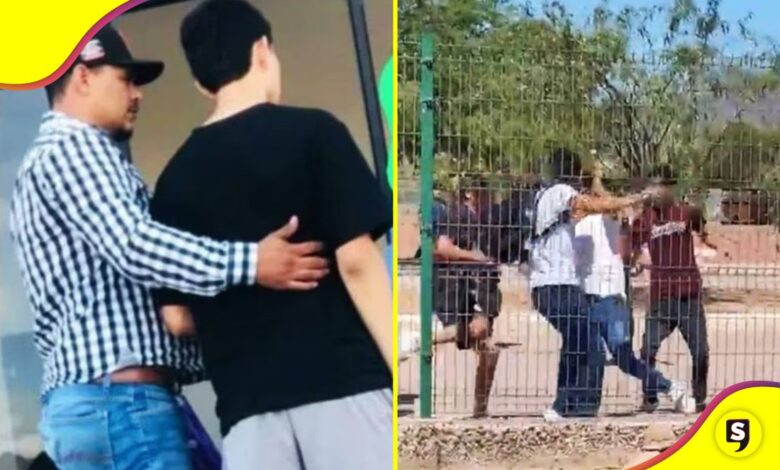 Padre entrega a su hijo por riña