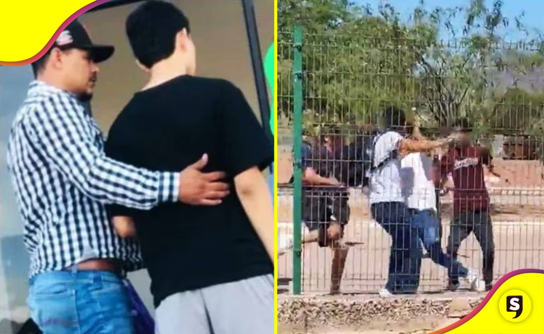 Padre entrega a su hijo por riña