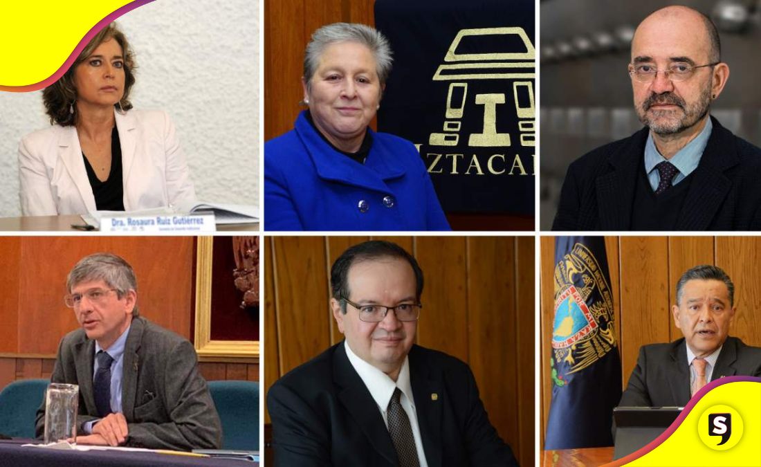 10 finalistas por la rectoría de la UNAM