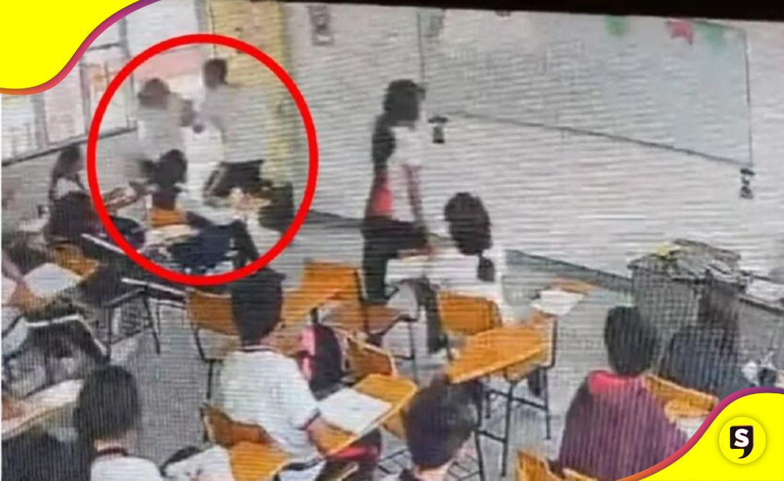 Coahuila Alumno de 14 años apuñaló a su maestra en clase VIDEO