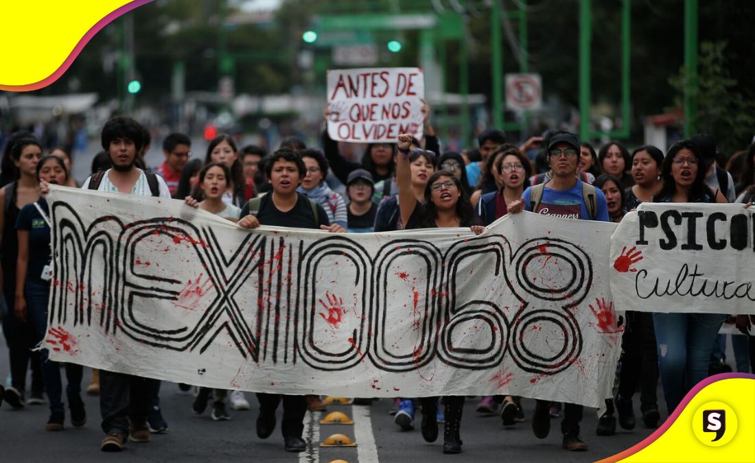 Marcha 2 de octubre 2023 en CDMX