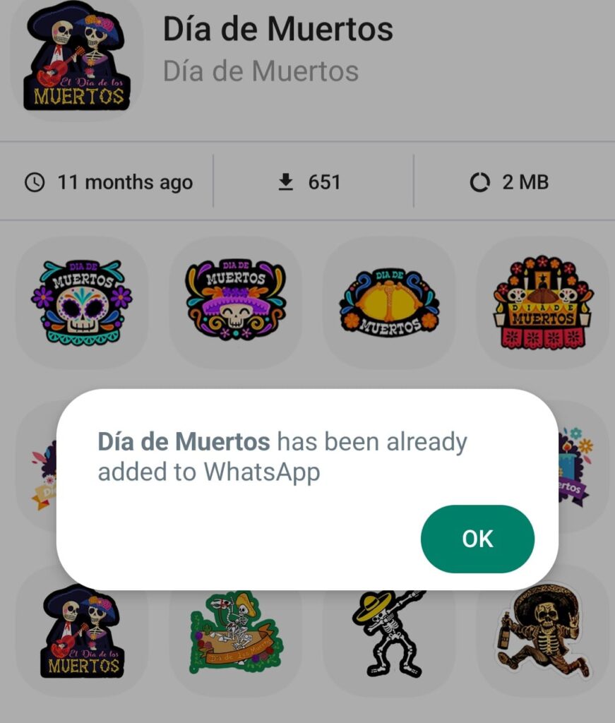 Día de muertos has been already added to WhatsApp