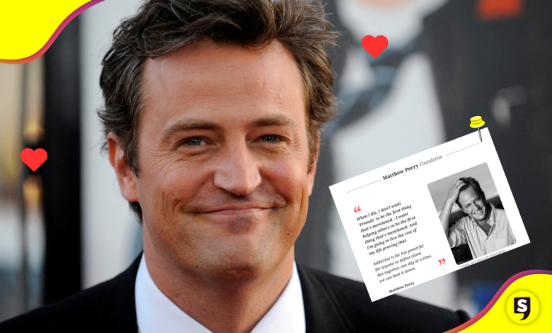 El último deseo de Matthew Perry: crean una fundación en su memoria