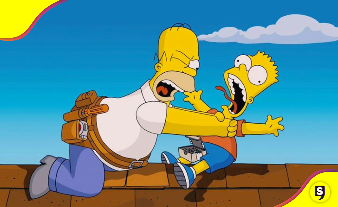 ¿En serio? Dile adiós a las escenas en donde Homero estrangula a Bart en Los Simpson.