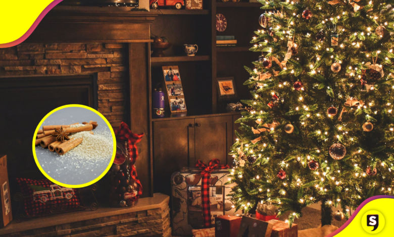 Canela en tu árbol de navidad: un toque aromático y beneficioso.