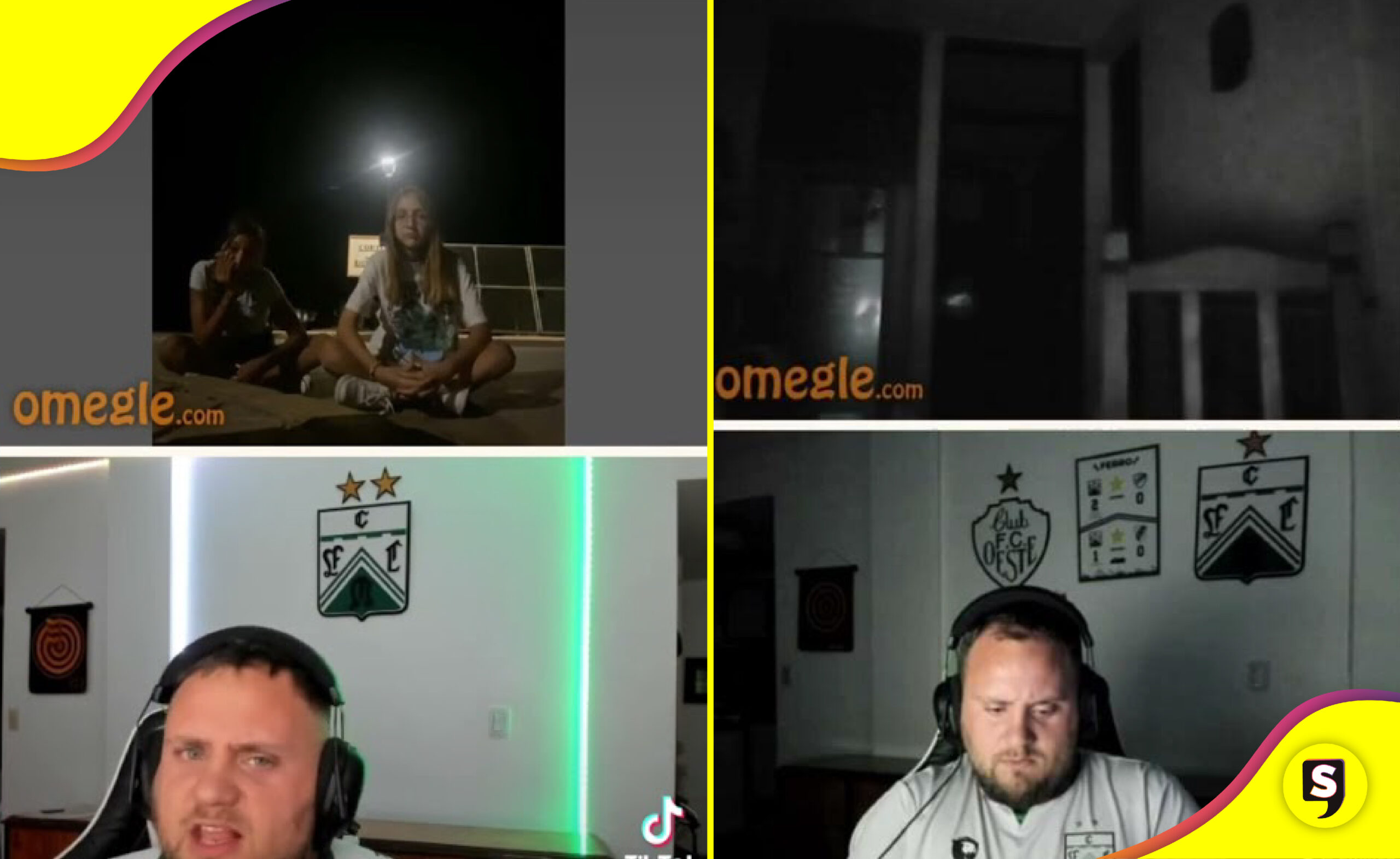 Emiifco hombre en Omegle espía