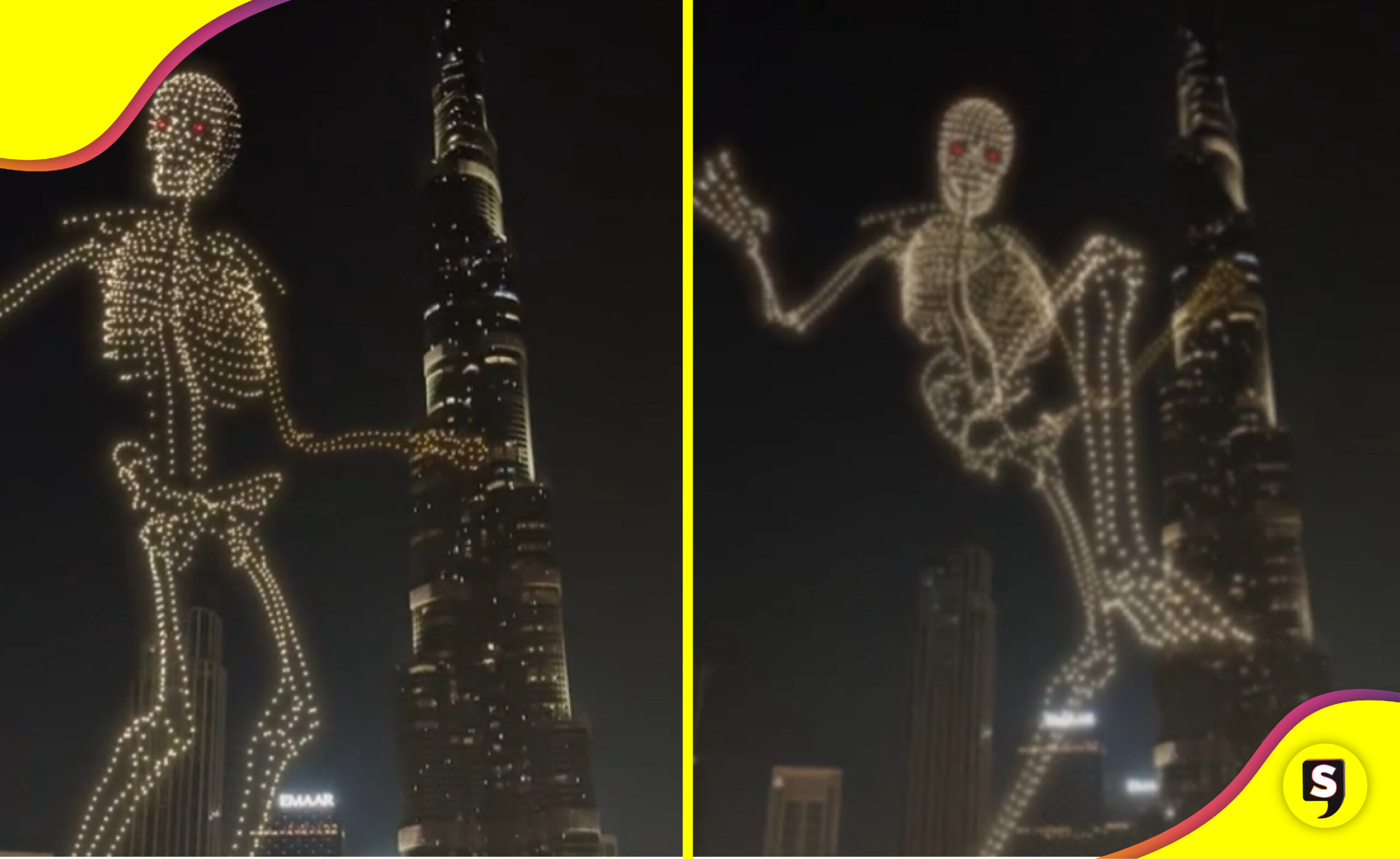 drones Halloween en Dubái