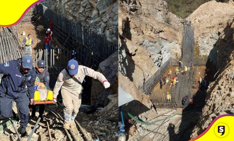 colapso de estructura en la Real del Monte-Huasca