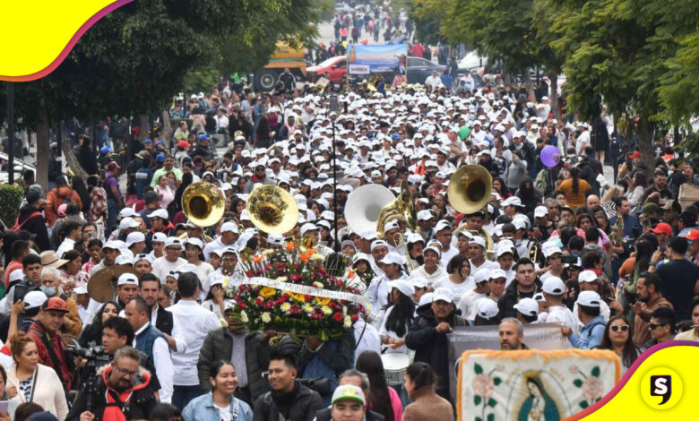 vialidades cerradas por peregrinos en CDMX