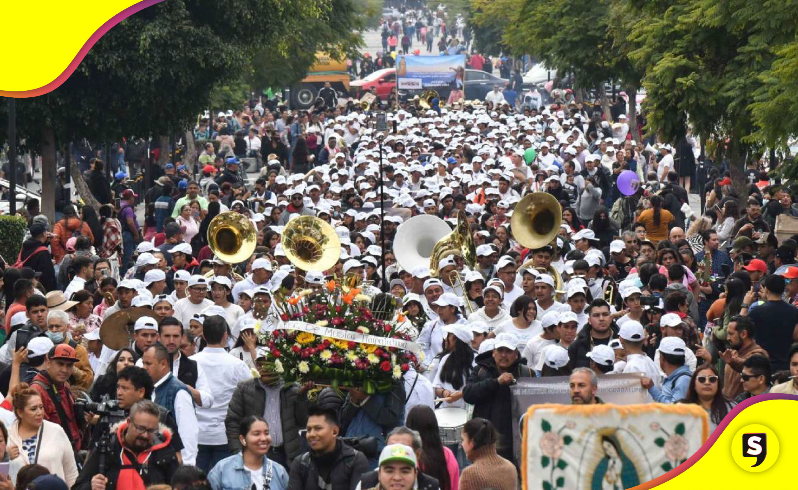 vialidades cerradas por peregrinos en CDMX