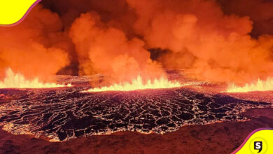 erupción en Islandia
