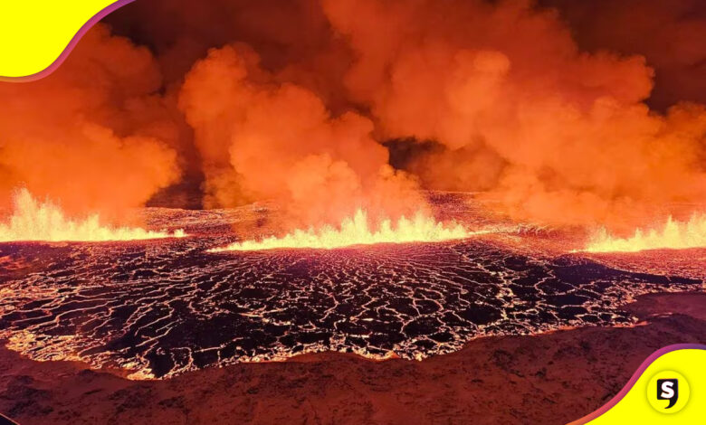 erupción en Islandia