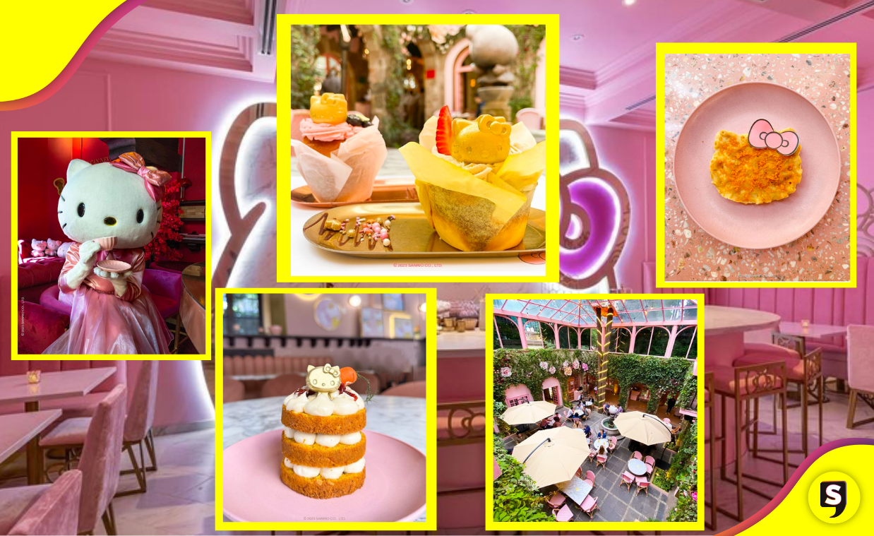 Para los amantes del pink: Visita la cafetería de Hello Kitty en CDMX.