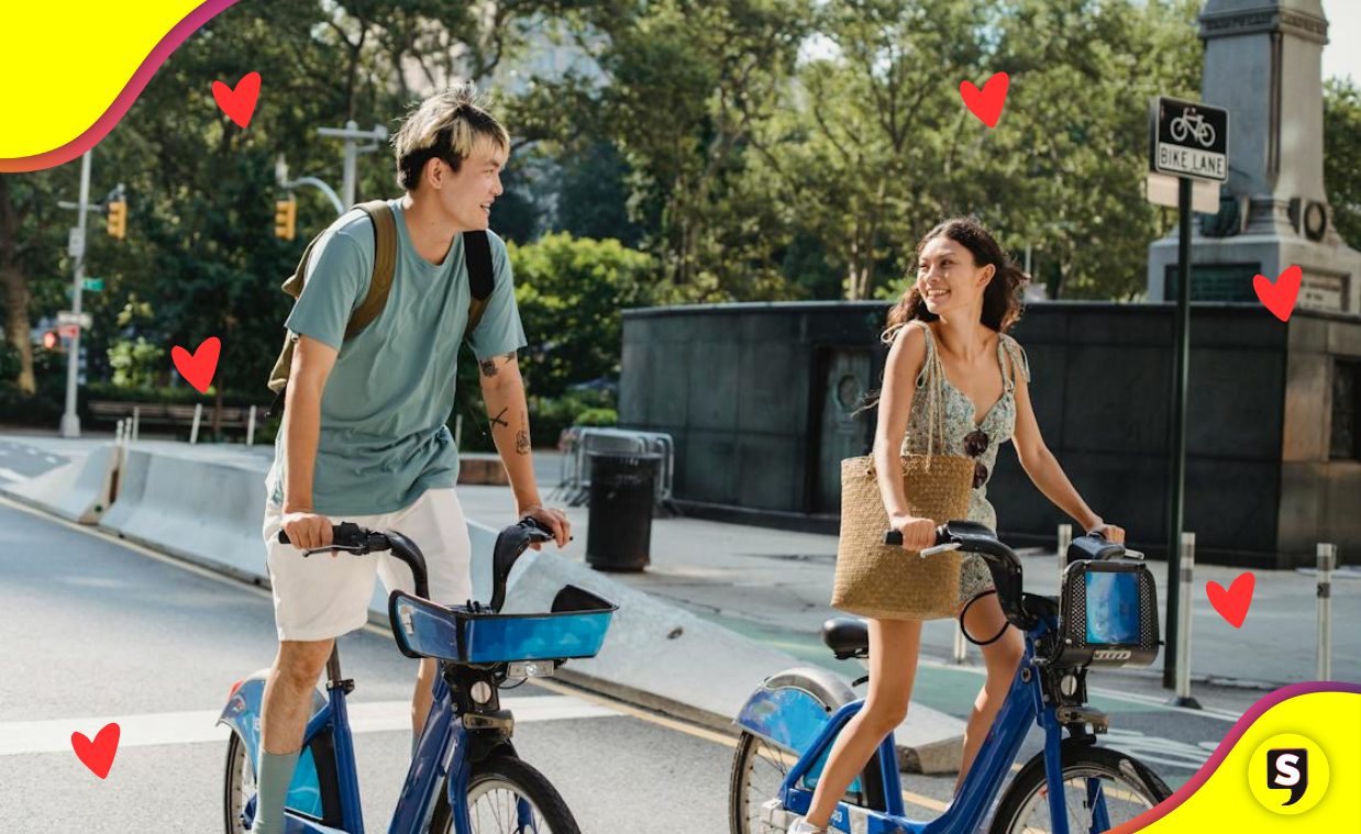 ¡Que no te pedaleen tu bicicleta! Lleva a tu media naranja al paseo nocturno en CDMX.