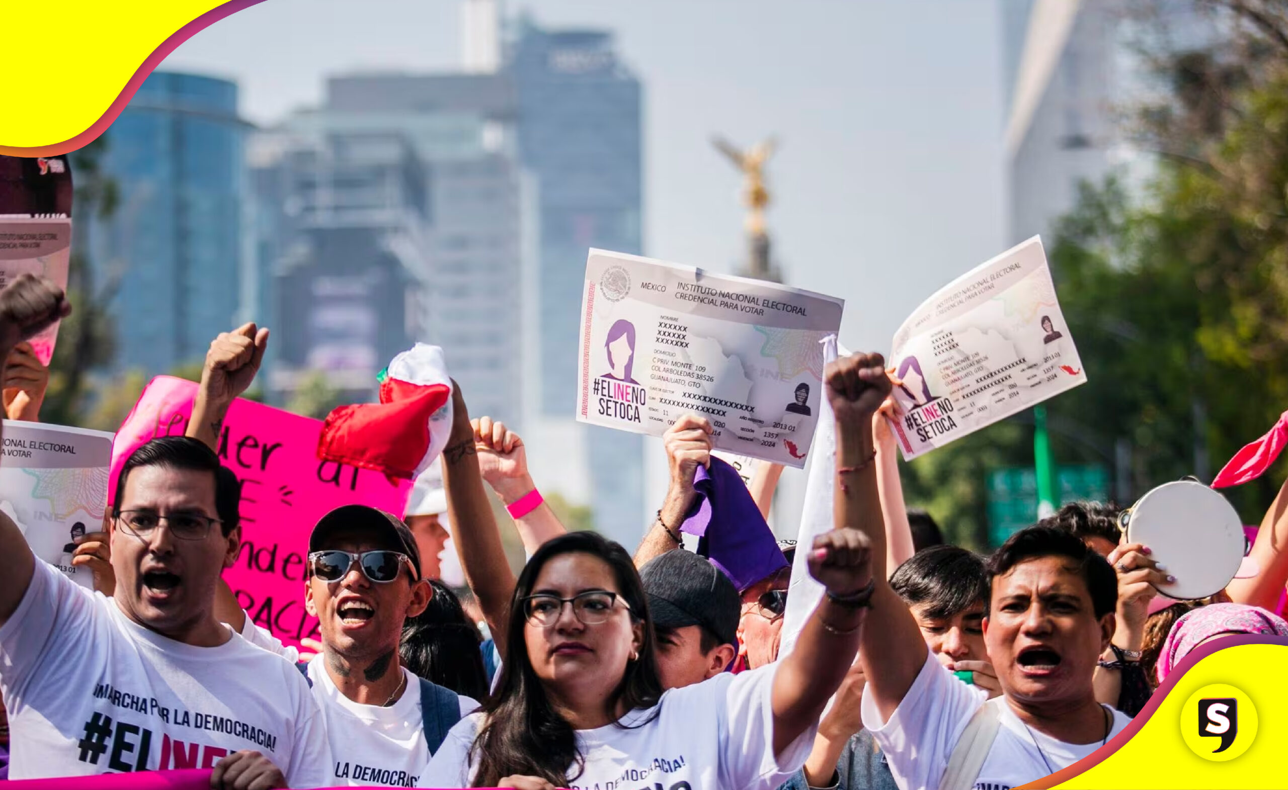 Marcha por la Democracia 2024 en CDMX