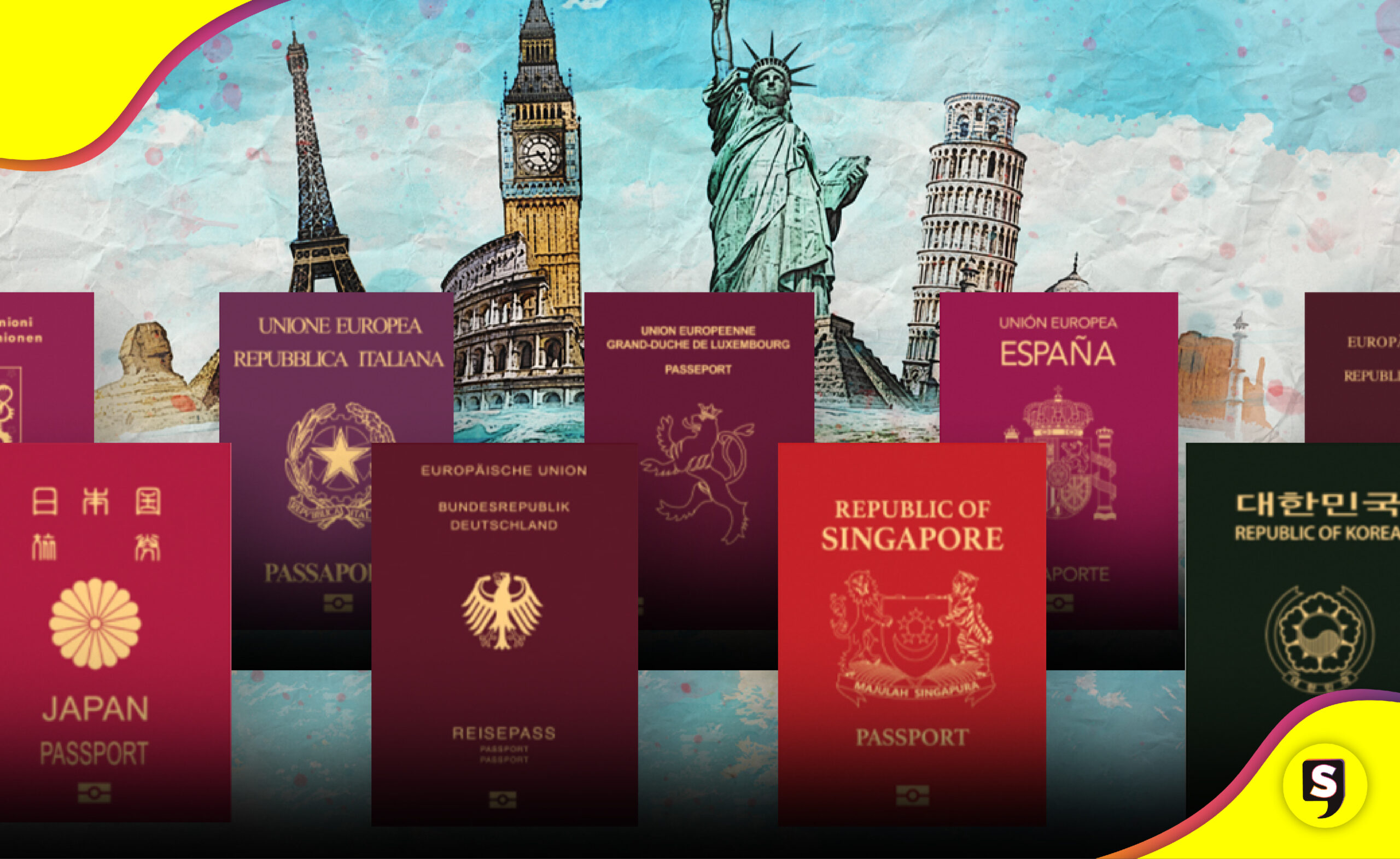pasaportes más poderosos del mundo 2024
