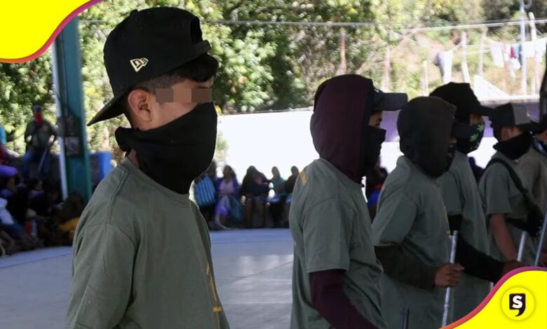 Menores policía comunitaria de Guerrero