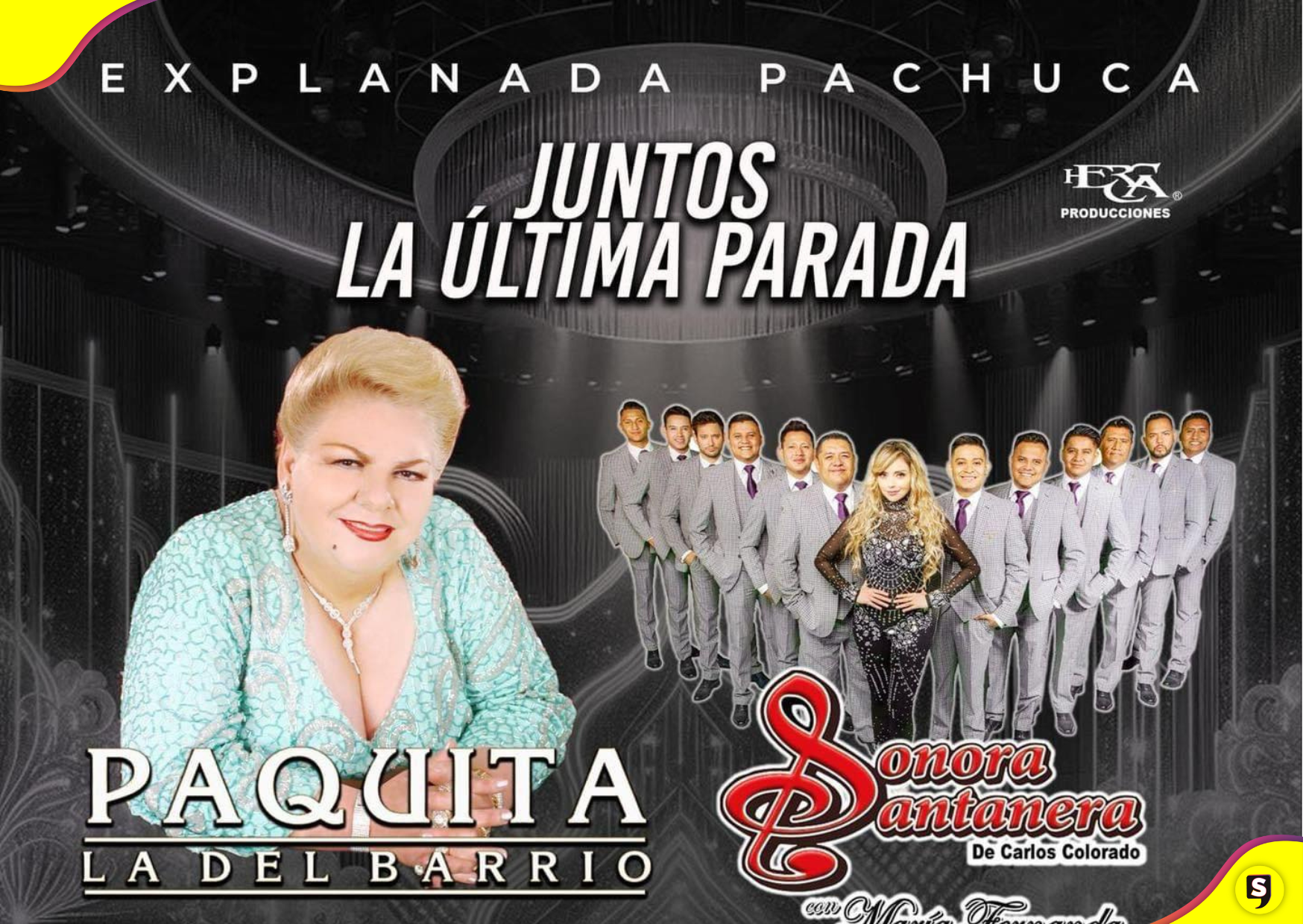 Paquita la del Barrio la Sonora Santanera Pachuca