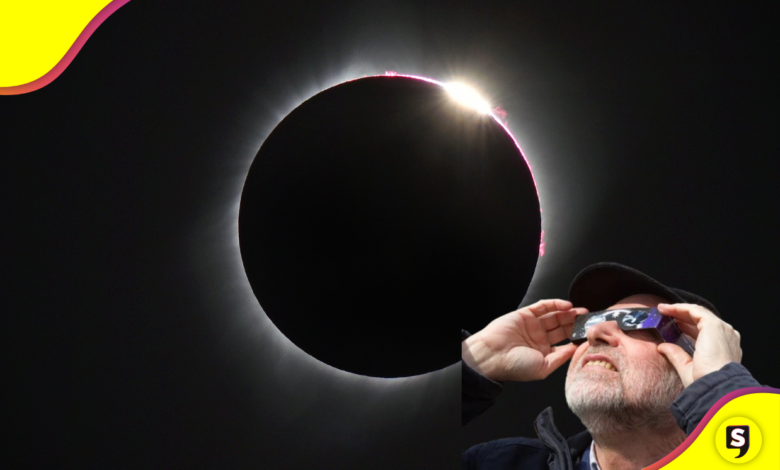 ¡Lo que pocos han visto! El eclipse solar total que llegó para brillar.