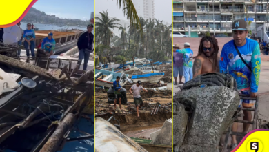 ¡A trabajar! Este torneo en Acapulco puso a todos a recoger basura.