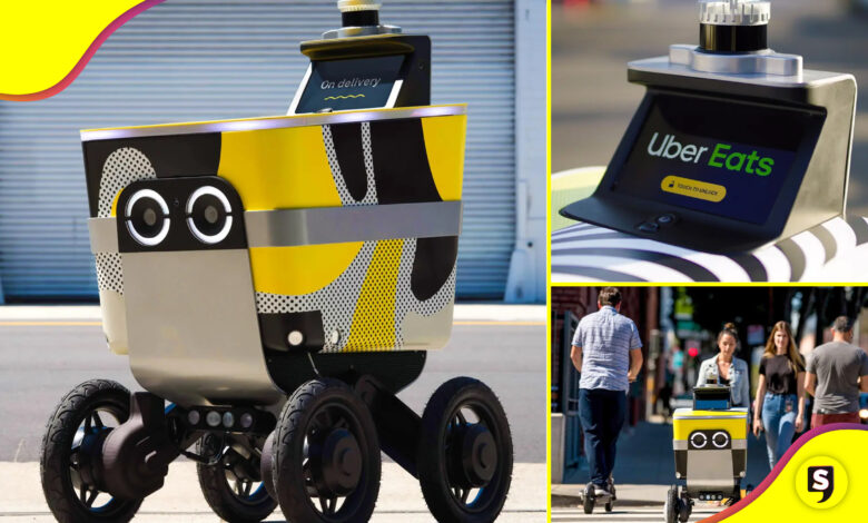 Uber Eats robots Japón