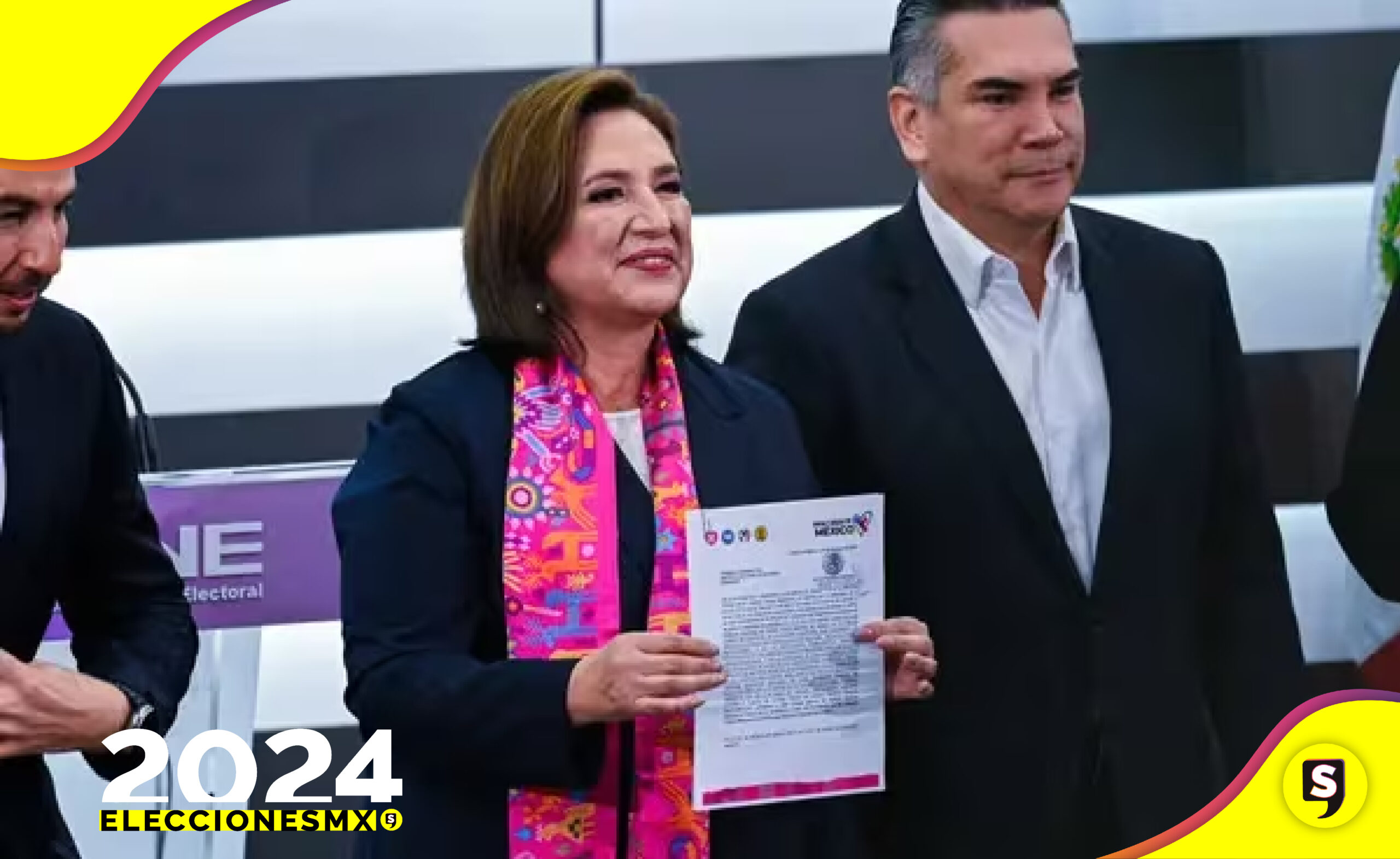 Xóchitl Gálvez se registró en INE