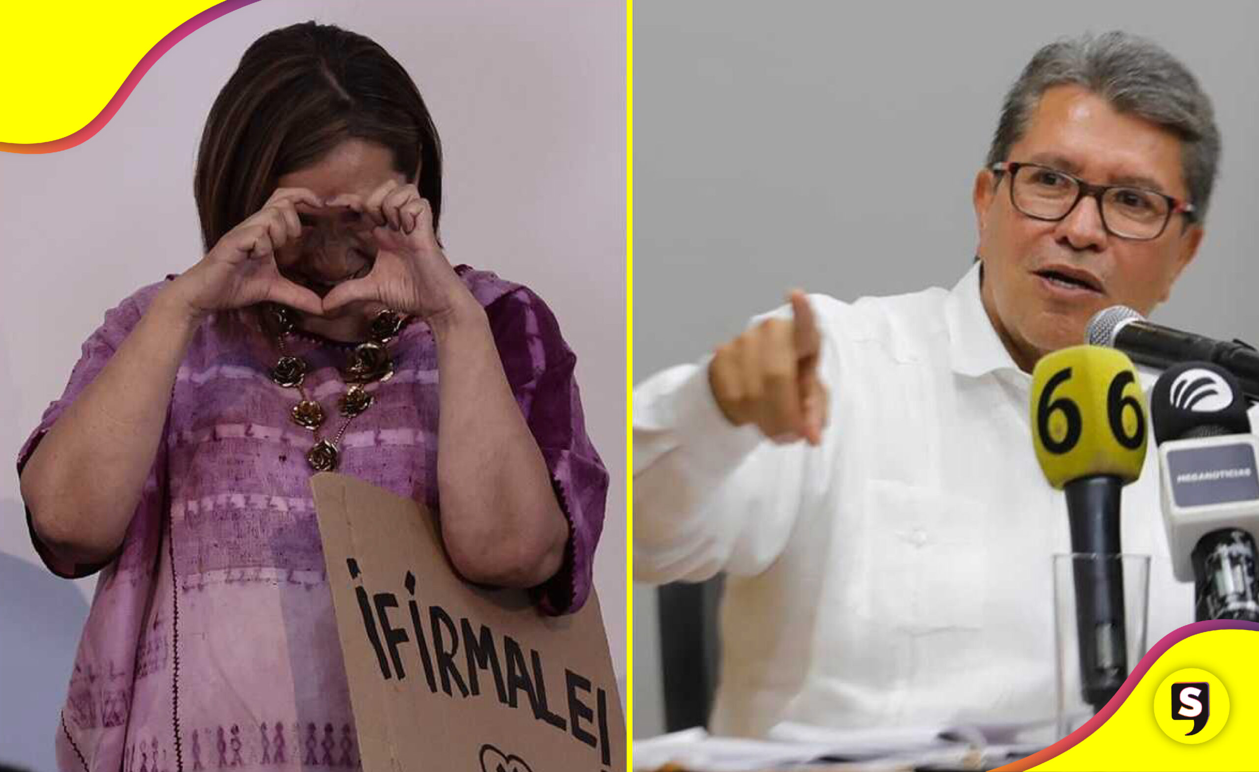 Xóchitl Gálvez Ricardo Monreal