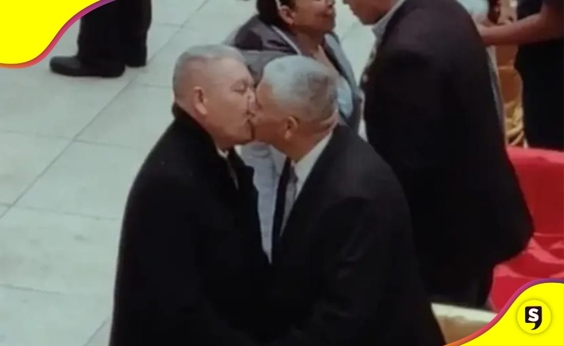 Abuelitos boda colectiva de Rosarito