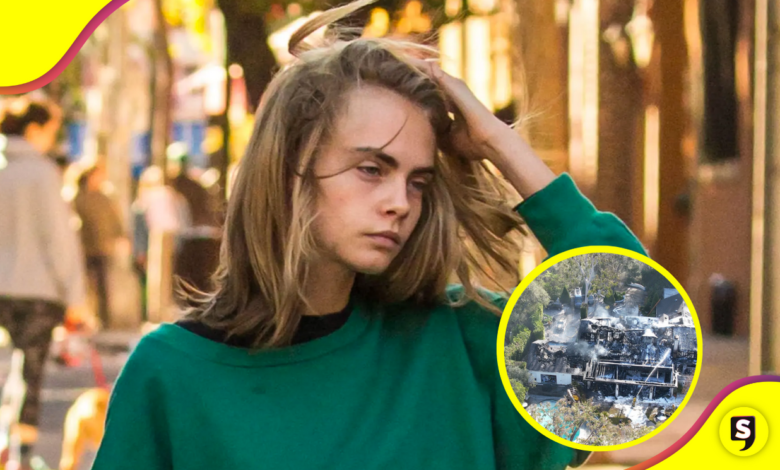 ¡Chale! Cara Delevingne perdió su hermosa casa en un incendio.