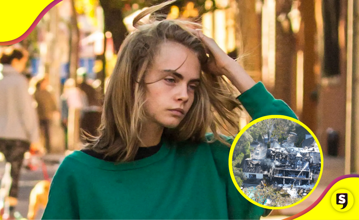 ¡Chale! Cara Delevingne perdió su hermosa casa en un incendio.