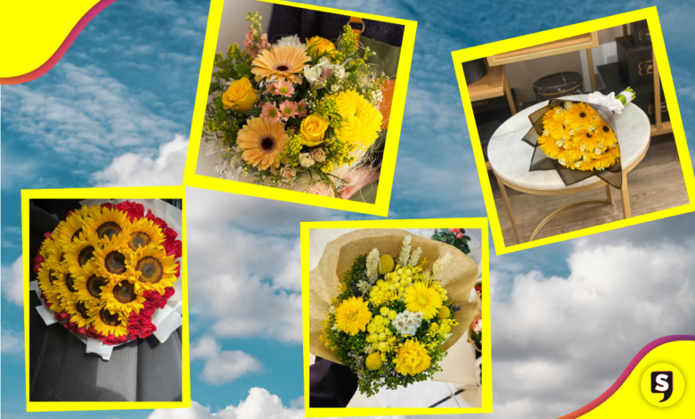 ¿Resuelves? Inspírate en estos ramos para regalar flores amarillas.