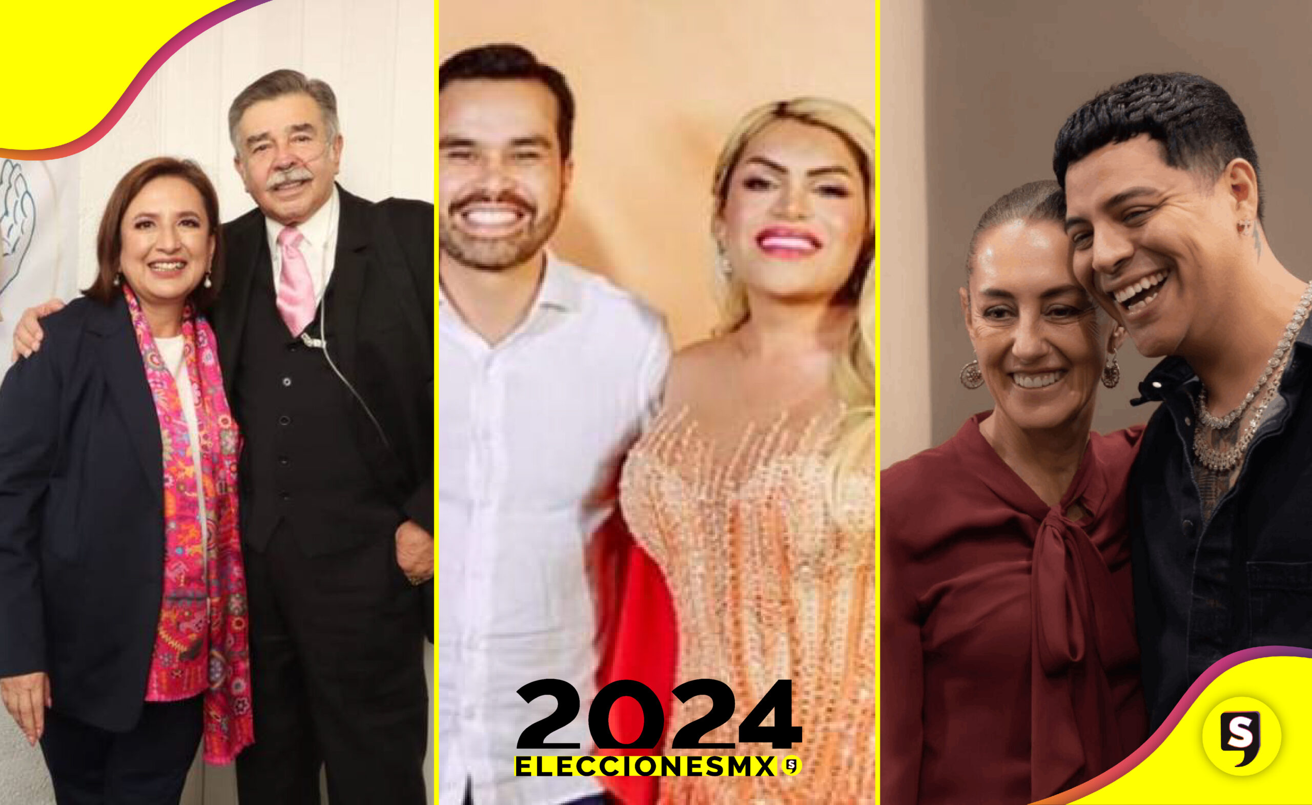 Famosos que apoyan a los candidatos presidenciales