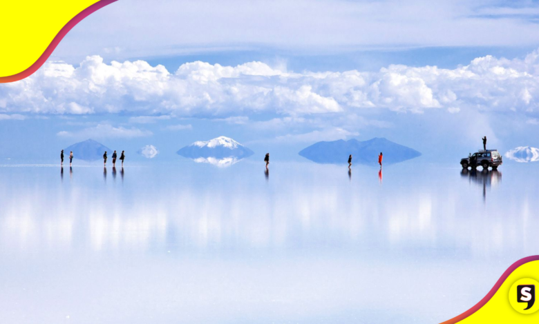 ¿Es un sueño? El salar Uyuni no es parecido a ningún otro desierto.