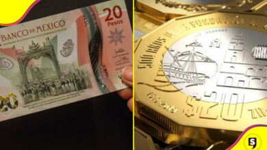 retirar el billete de 20 pesos