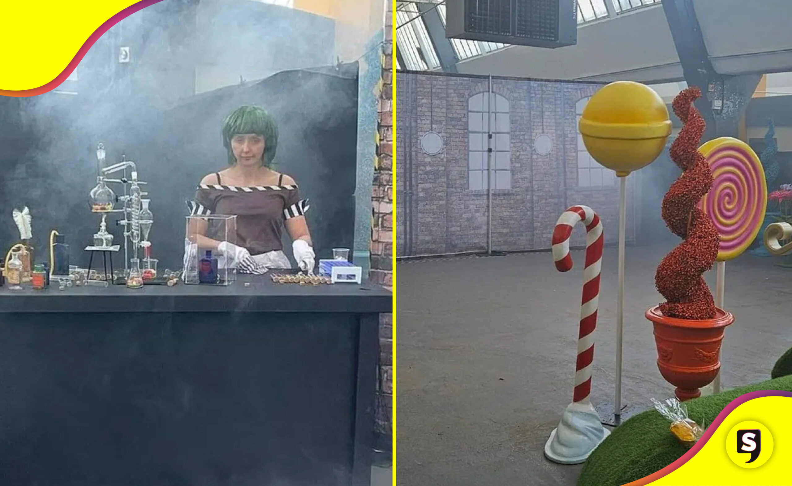 Experiencia inmersiva de Willy Wonka