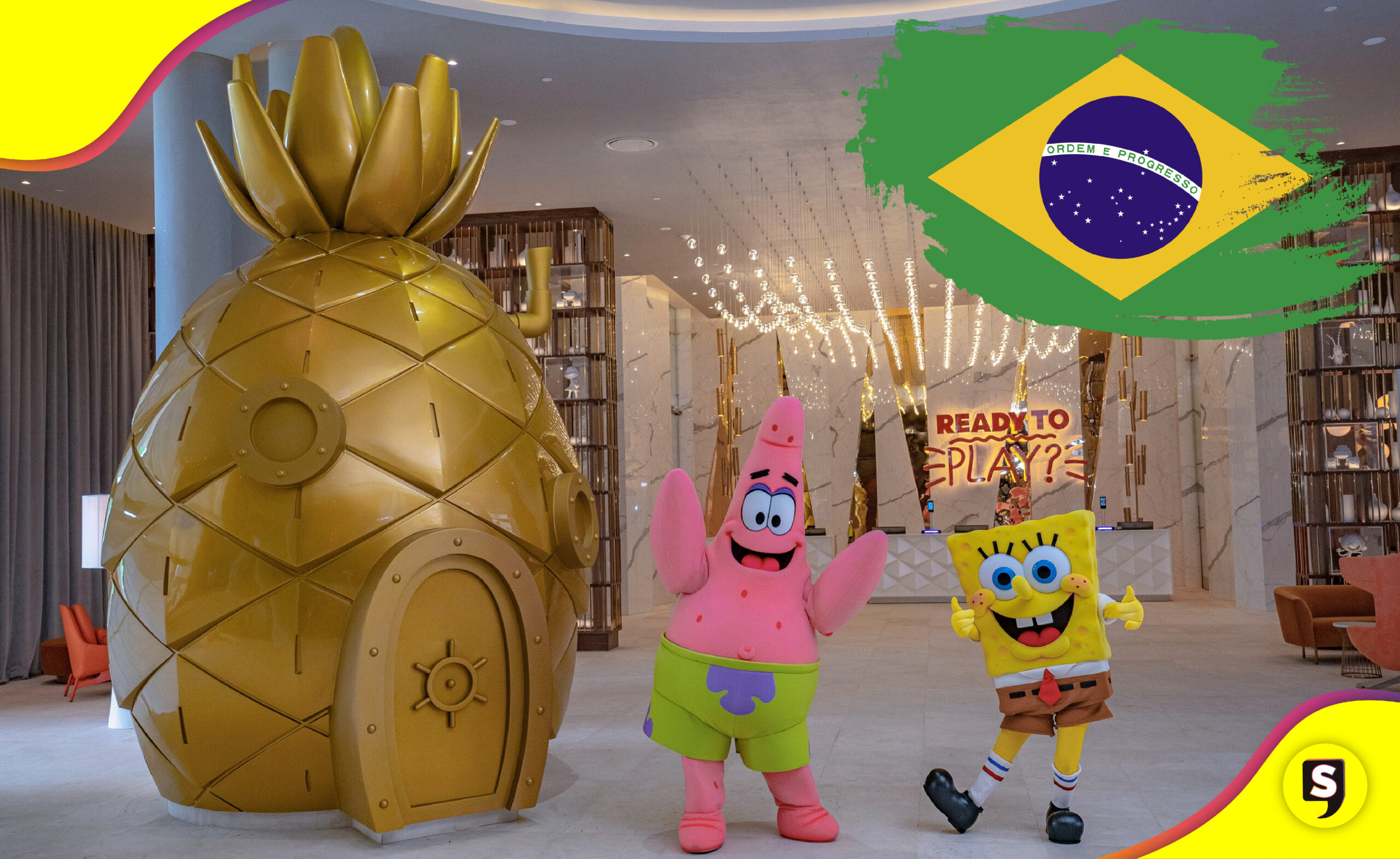 restaurante Bob Esponja Brasil
