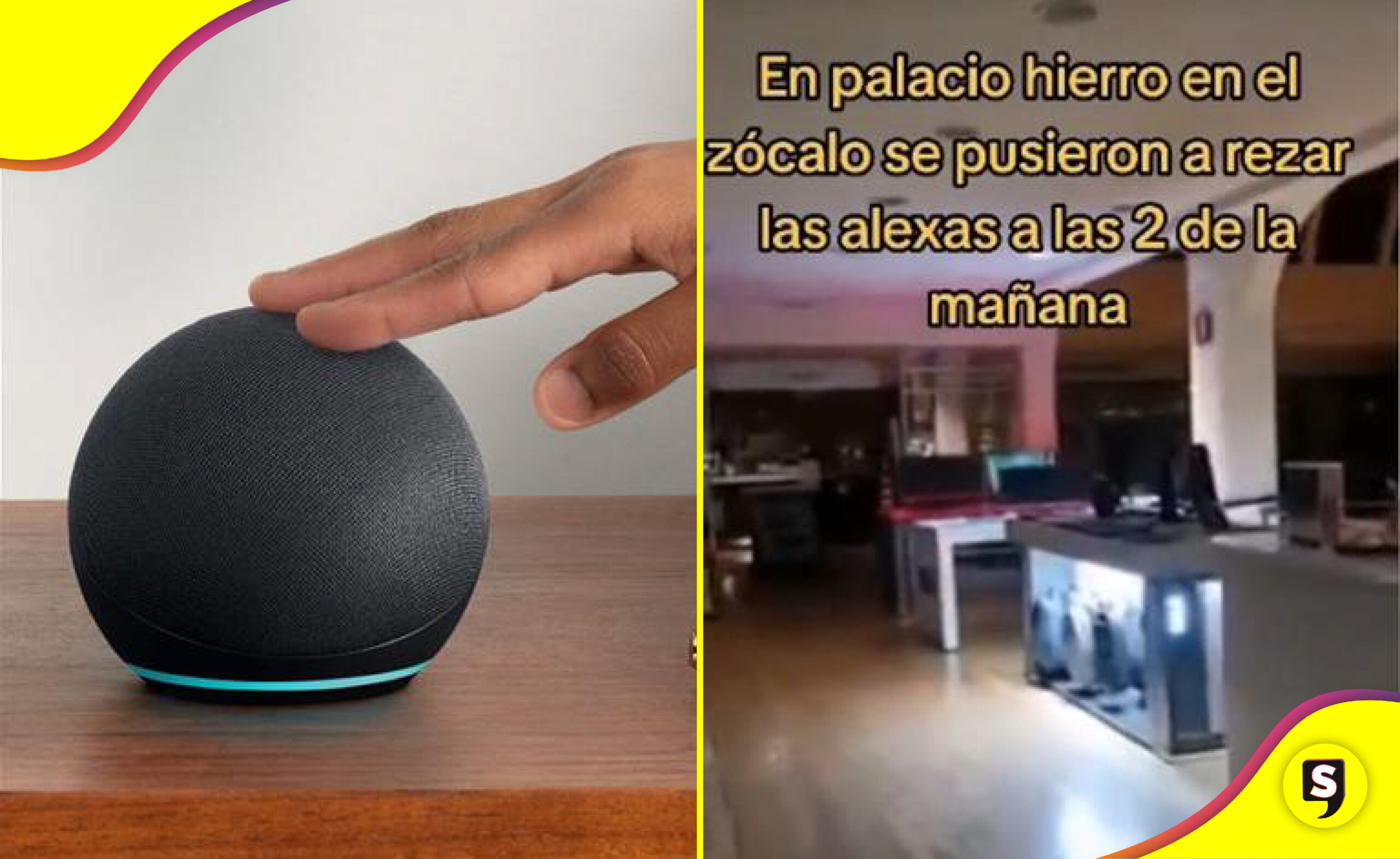 Alexa rezando en la madrugada