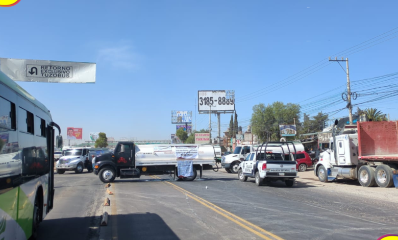 Piperos bloqueo Pachuca