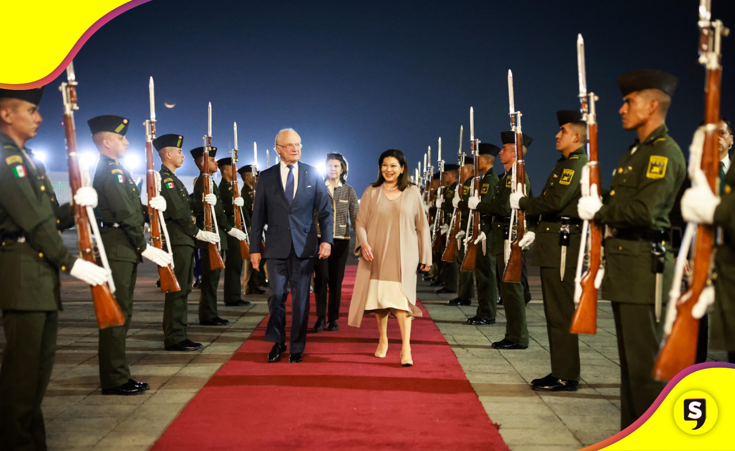 México los Reyes de Suecia
