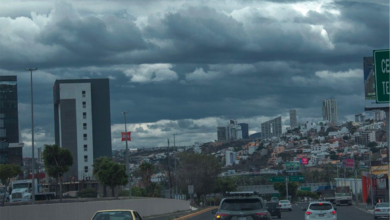 Cielo nublado regiones de Hidalgo