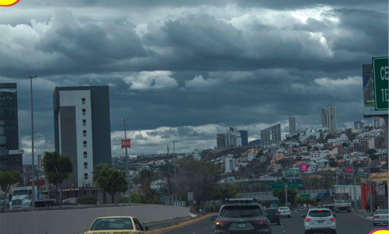 Cielo nublado regiones de Hidalgo