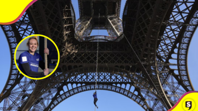 ¿Cómo lo hizo? Sube la Torre Eiffel con una cuerda e impone un nuevo récord.