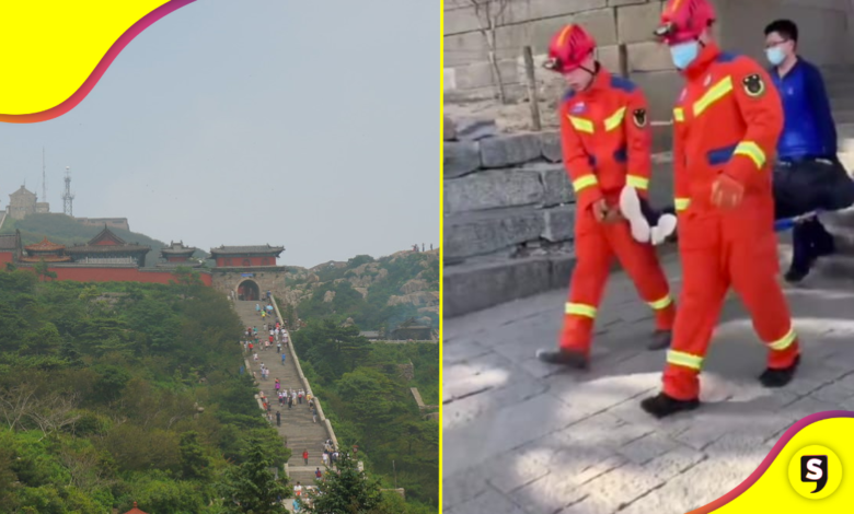 Vas a terminar como Bambi, ¿tú te subirías al monte Taishan?